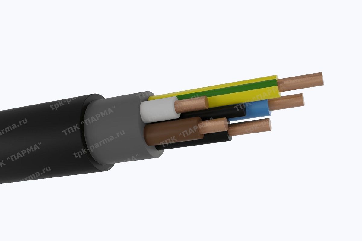 Фотография провода Кабель ППГнг(A)-HF 5х10 - 1кВ