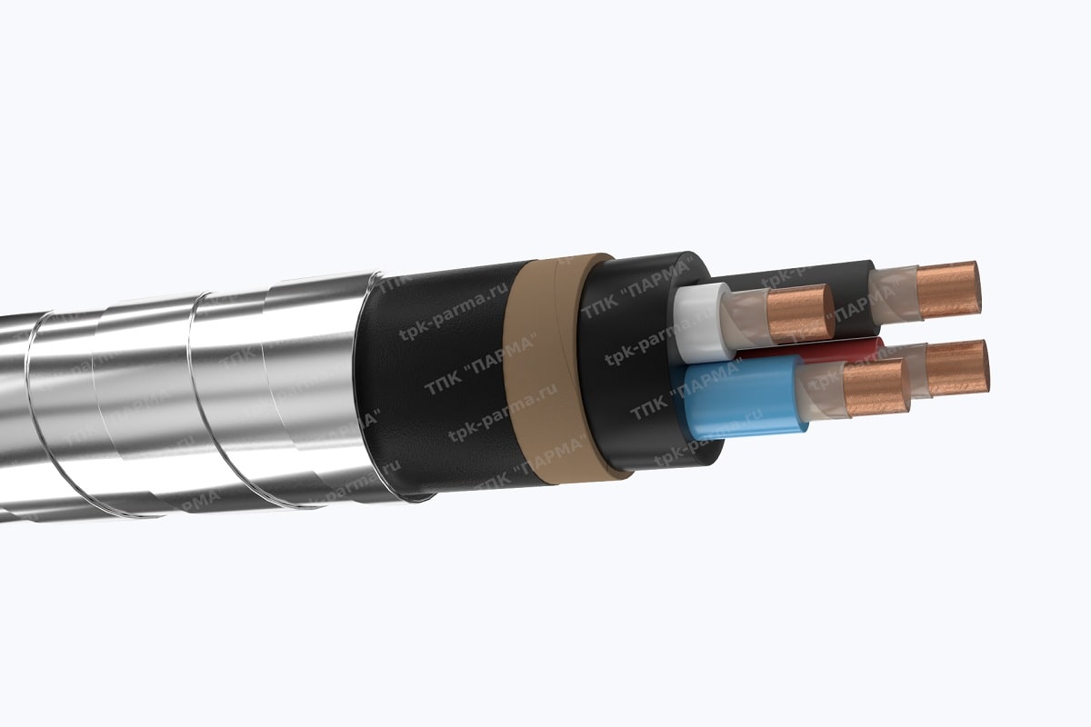 Фотография провода Кабель ВРБГз 3х50+1х25