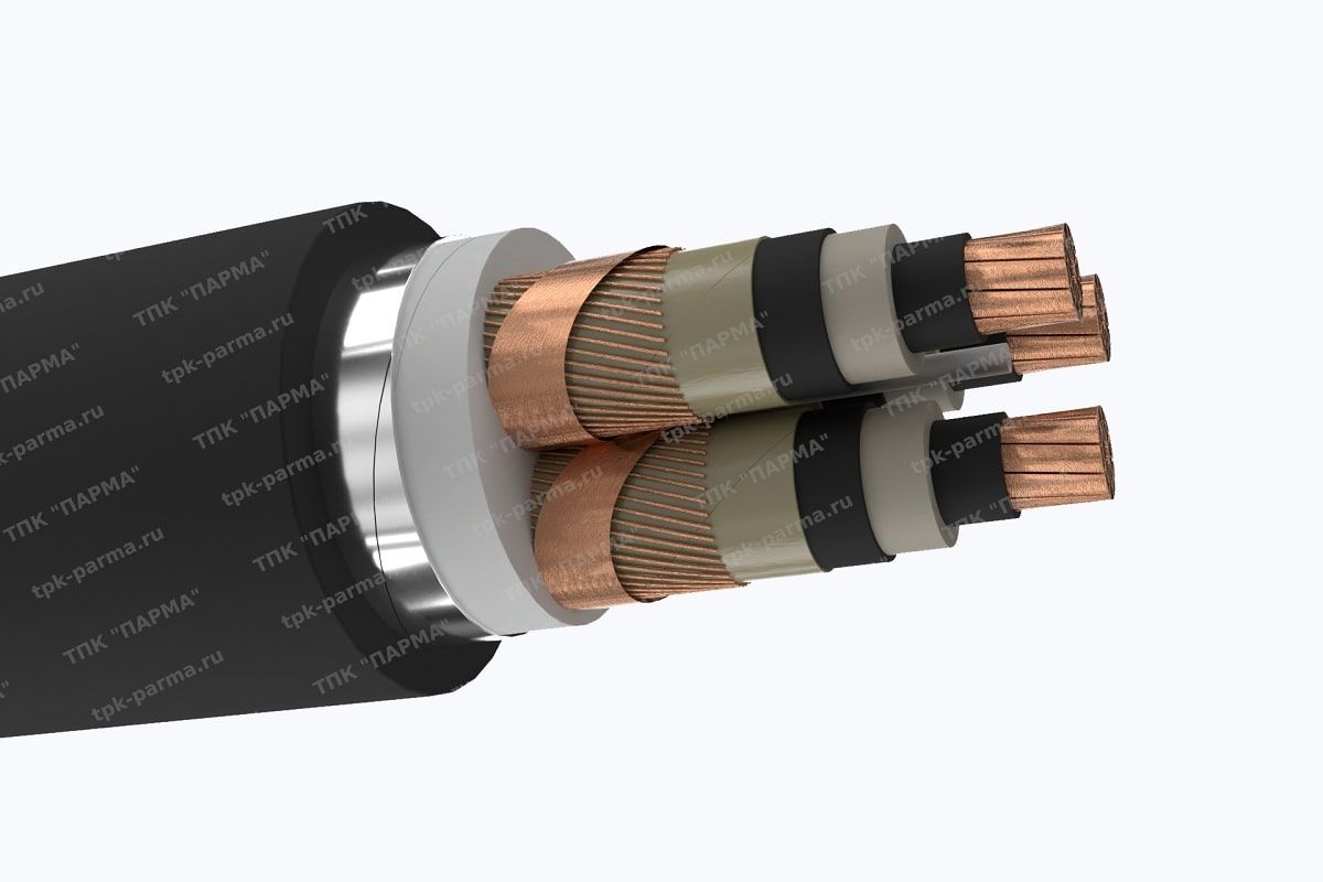 Кабель ПвБВнг(A)-LS 3х70/25 - 35кВ