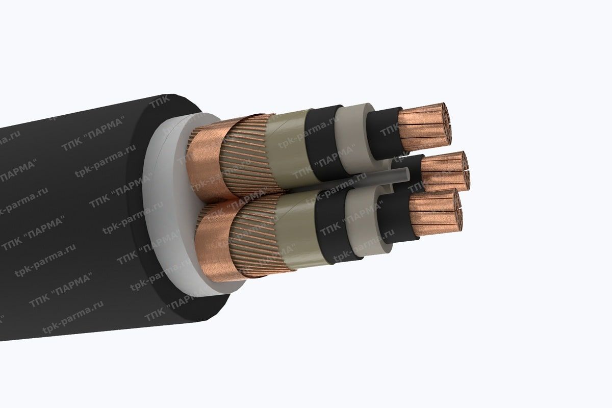 Фотография провода Кабель ПвПуг 3х95/50 - 35кВ
